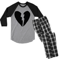 Broken Heart Men's 3/4 Sleeve Pajama Set | Artistshot