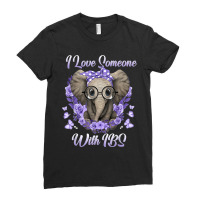 Elephant I Love Someone With Irritable Bowel Syndrome Cute Ladies Fitted T-shirt | Artistshot