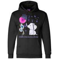 Elephant Irritable Bowel Syndrome Awareness Champion Hoodie | Artistshot