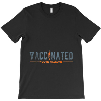 Vintage Vaccinated T-shirt Designed By Farasyakia