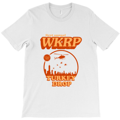 Wkrp Turkey Drop T-shirt Designed By Farasyakia