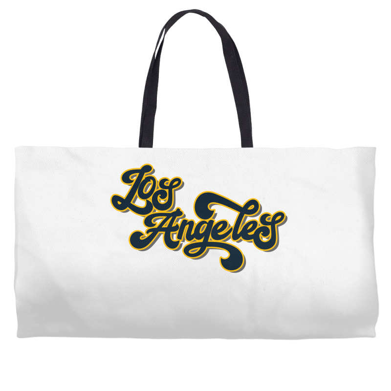 Los Angeles Vintage Swashes Weekender Totes | Artistshot