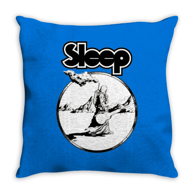 Sleep Band Stoner Doom Metal Throw Pillow Designed By Irawan