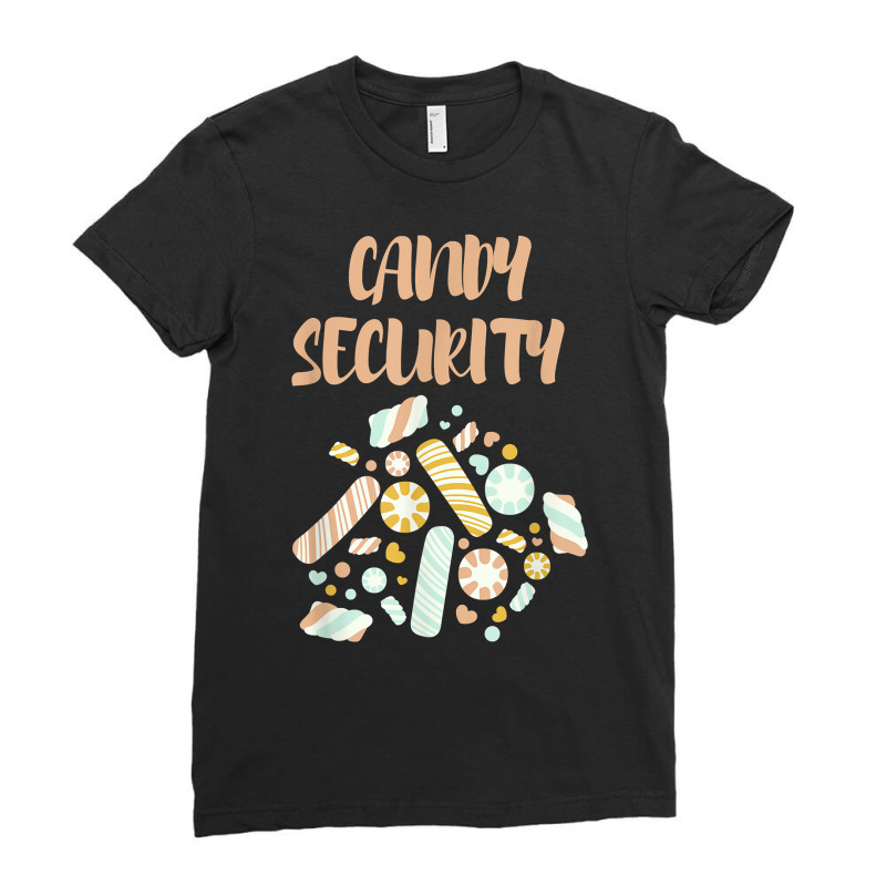 Hard Candy Security Halloween Costume T Shirt Ladies Fitted T-Shirt by bendlelobeltzoer | Artistshot