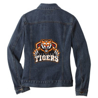 Kingdom Tigers   The Walking Dead Ladies Denim Jacket | Artistshot