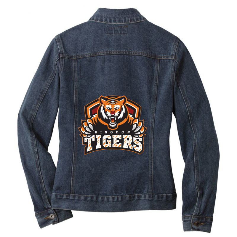 Kingdom Tigers   The Walking Dead Ladies Denim Jacket by baruklambi | Artistshot