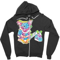 Dog Fashion Spa Animal Zipper Hoodie | Artistshot