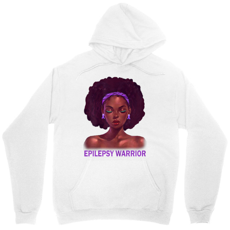 Womens Afro African American Black Woman Epilepsy Warrior T Shirt Unisex Hoodie | Artistshot