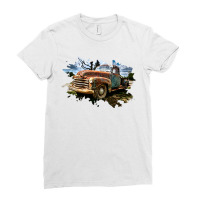 Old Pickup Truck Ladies Fitted T-shirt | Artistshot