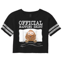 Funny Official Napping Sleeping Cocker Spaniel Scorecard Crop Tee | Artistshot