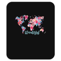 Wanderlust Map Mousepad | Artistshot