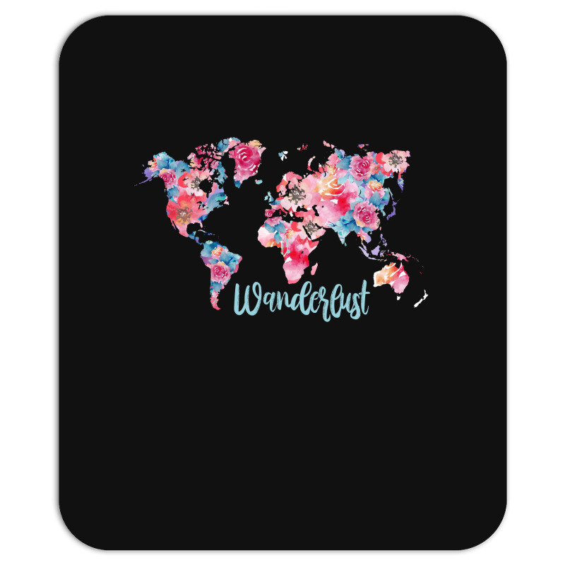 Wanderlust Map Mousepad | Artistshot