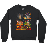 Halloween Thanksgiving Christmas Malinois Dog Hallothanksmas Crewneck Sweatshirt | Artistshot