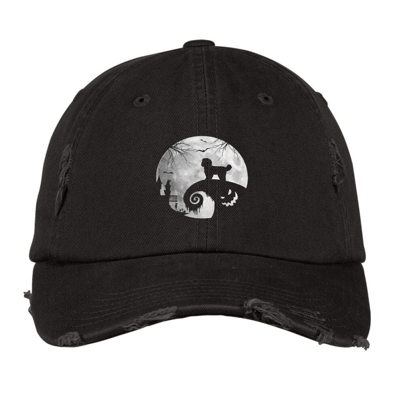 Shih Tzu Dog And Moon Halloween Costume Dog Lover Funny 150 Vintage Cap | Artistshot