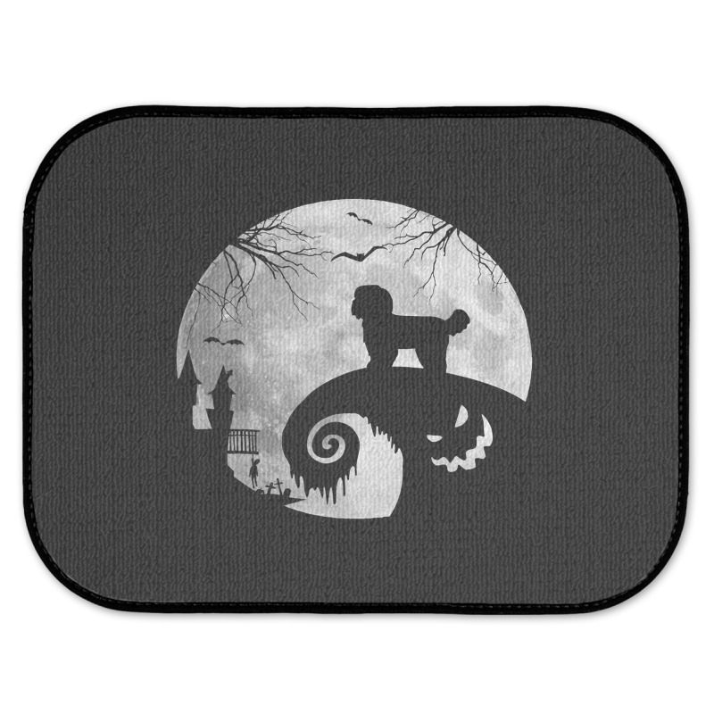 Shih Tzu Dog And Moon Halloween Costume Dog Lover Funny 150 Rear Car Mat | Artistshot