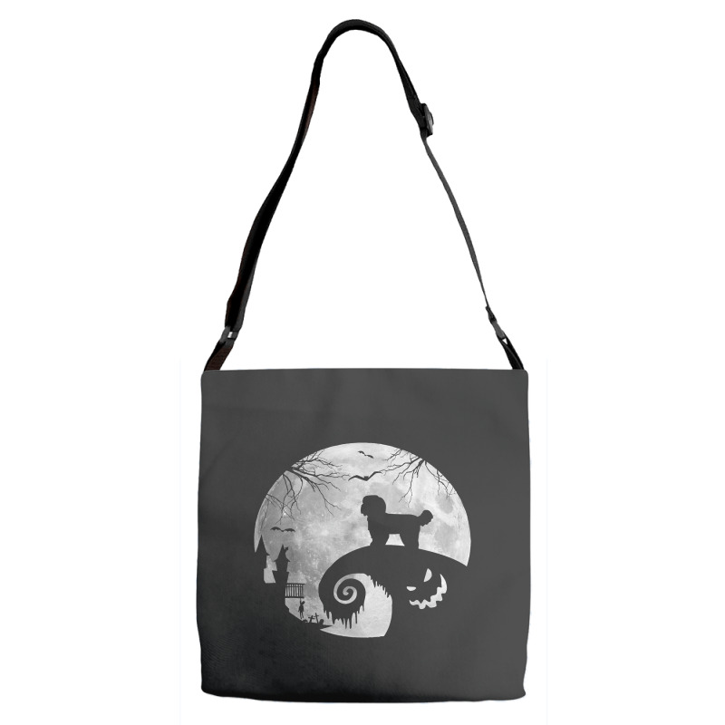 Shih Tzu Dog And Moon Halloween Costume Dog Lover Funny 150 Adjustable Strap Totes | Artistshot