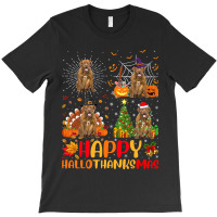 Halloween Christmas Dogue De Bordeaux Dog Hallothanksmas T-shirt | Artistshot