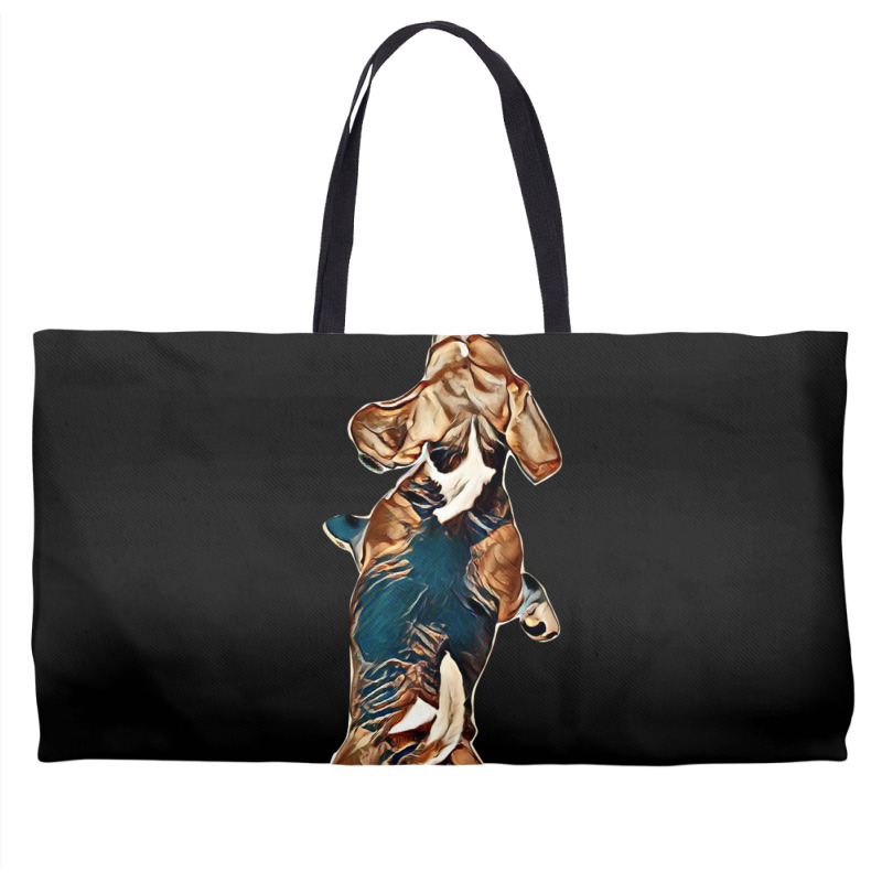 Dog Beagle Dancing Isolated Weekender Totes | Artistshot