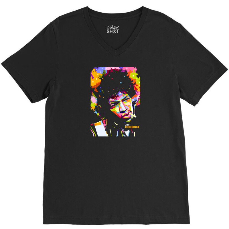 Jimi V-Neck Tee by meganzart | Artistshot