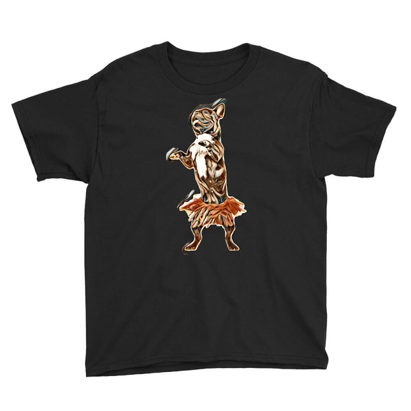 Dog Isolated Dancing Tutu Youth Tee by Kemnabi | Artistshot