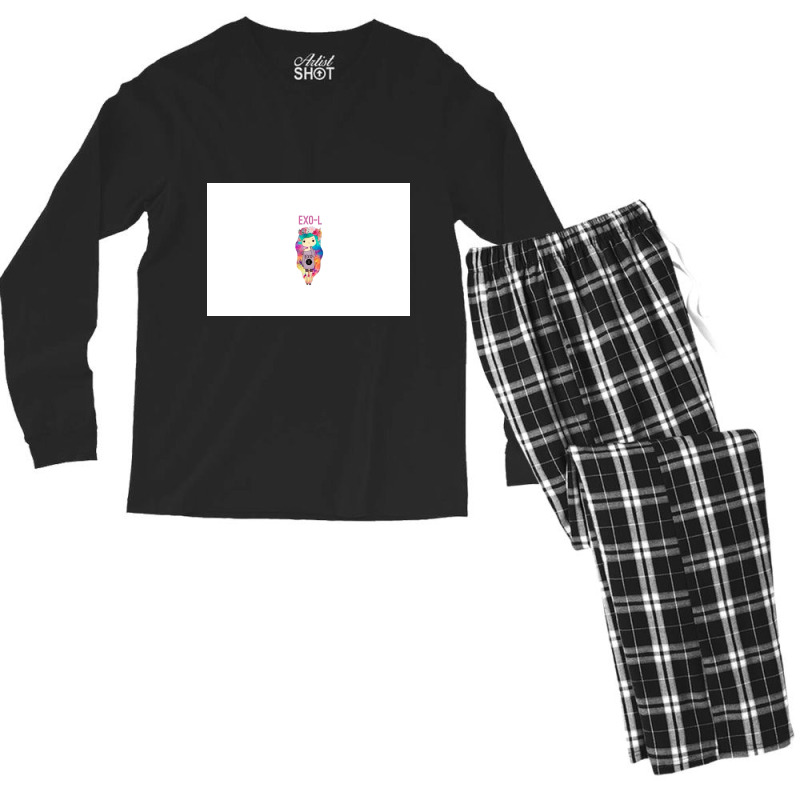 Exotic Fangirl Laptop Skin Men's Long Sleeve Pajama Set | Artistshot