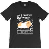 Christmas Is A Guinea Pig Knit T-shirt | Artistshot