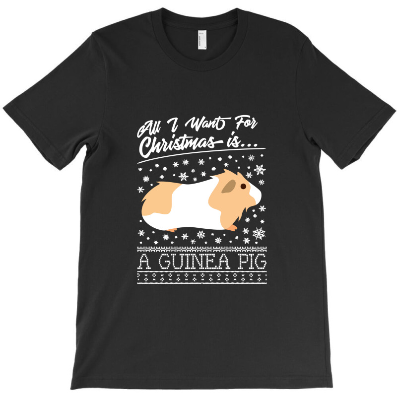 Christmas Is A Guinea Pig Knit T-shirt | Artistshot