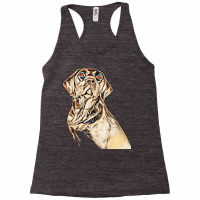 Dog Head Isolated 5 Weeks Racerback Tank | Artistshot