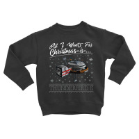 All I Want For Christmas Is Thnderbird Toddler Sweatshirt | Artistshot