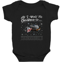 All I Want For Christmas Is Thnderbird Baby Bodysuit | Artistshot