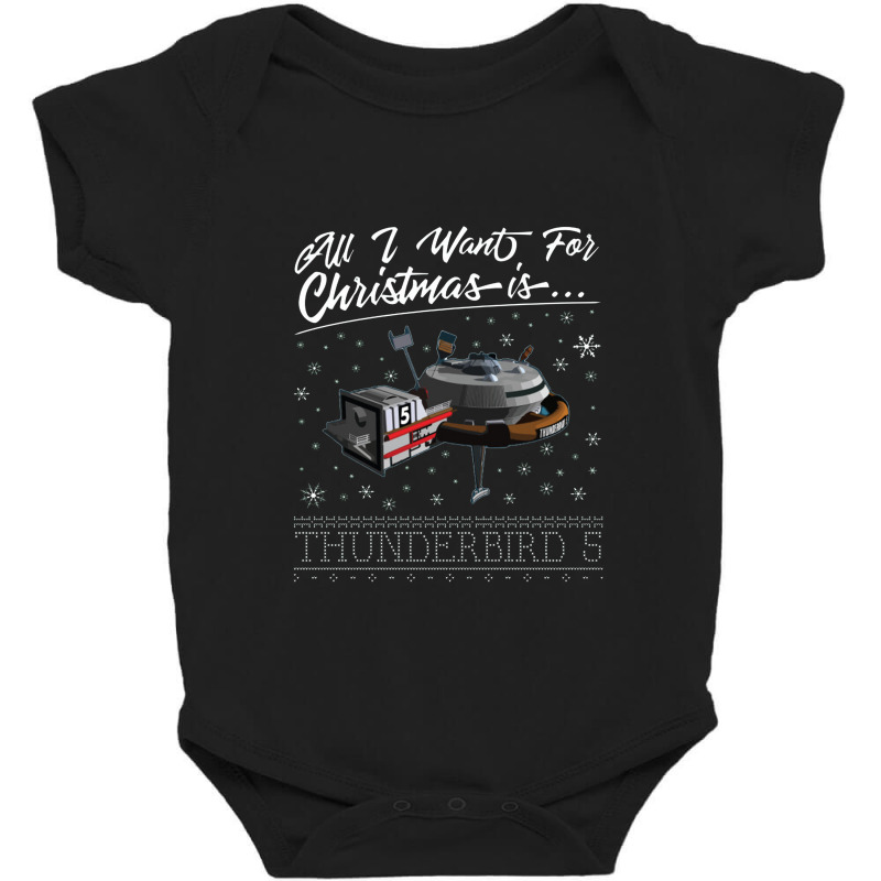 All I Want For Christmas Is Thnderbird Baby Bodysuit | Artistshot