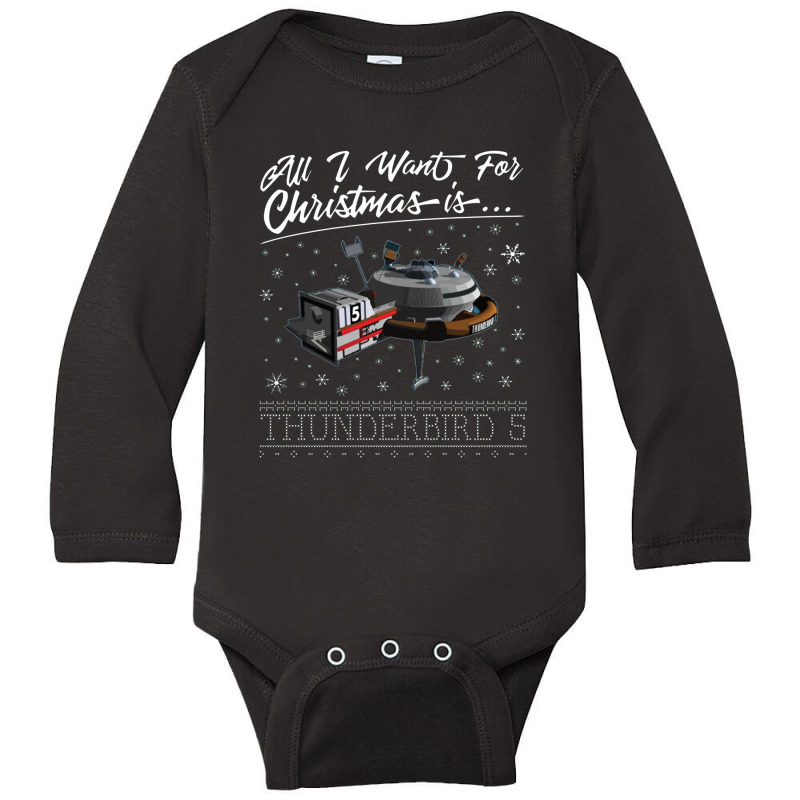 All I Want For Christmas Is Thnderbird Long Sleeve Baby Bodysuit | Artistshot