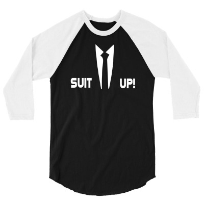 Inspired By How I Met Your Mother, Barney Suit Up Funny 3/4 Sleeve Shirt Designed By Holil