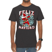 Feliz Navidad Dabbing Christmas Sombrero T Shirt Vintage T-shirt | Artistshot