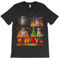 Halloween Christmas Australian Cattle Dog Hallothanksmas T-shirt | Artistshot