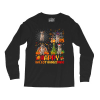 Halloween Christmas Australian Cattle Dog Hallothanksmas Long Sleeve Shirts | Artistshot