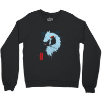 The Wolf Blue Crewneck Sweatshirt | Artistshot