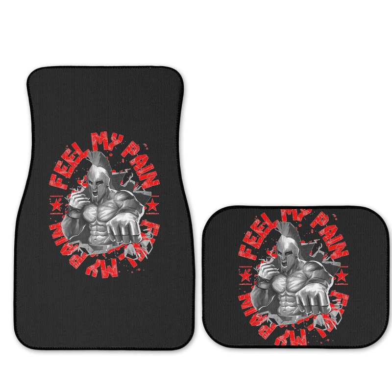 Gladiator Feel My Pain Mma Fighter Spartan Warrior Boxing Premium Full Set Car Mats | Artistshot