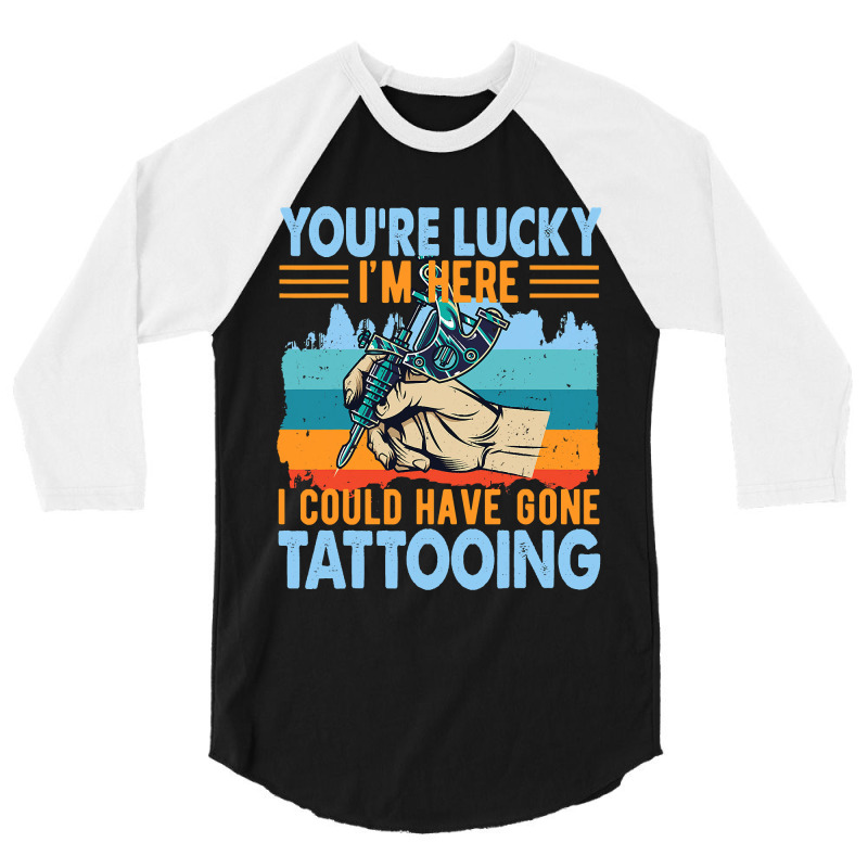 Tattoo Machine Tattooing Gift 3/4 Sleeve Shirt by pester | Artistshot