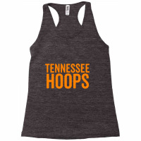 Tennessee Hoops Shirt Basketball Fan Orange White Cheer Tee Racerback Tank | Artistshot