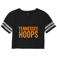 Tennessee Hoops Shirt Basketball Fan Orange White Cheer Tee Scorecard Crop Tee | Artistshot