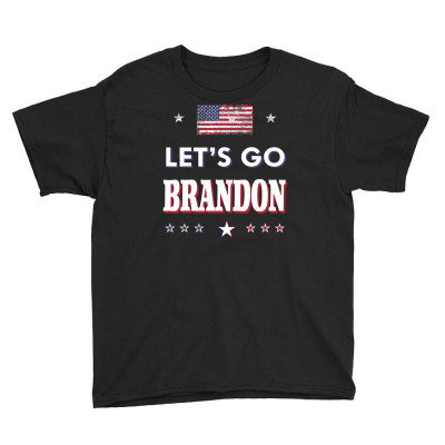 Brandon Christmas Shirt Let's Go Us Flag Impeach Biden T Shirt Youth Tee Designed By Tonytruong210
