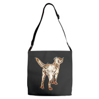 Dog Back Tail Isolated Adjustable Strap Totes | Artistshot