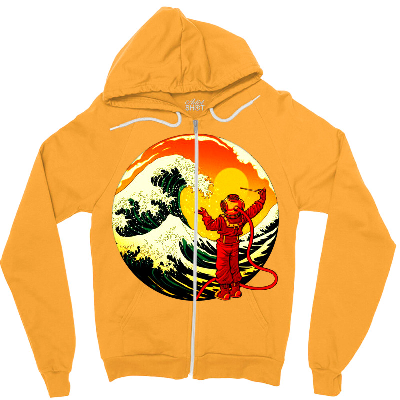 Maestro Of The Sea Zipper Hoodie by ovilia | Artistshot