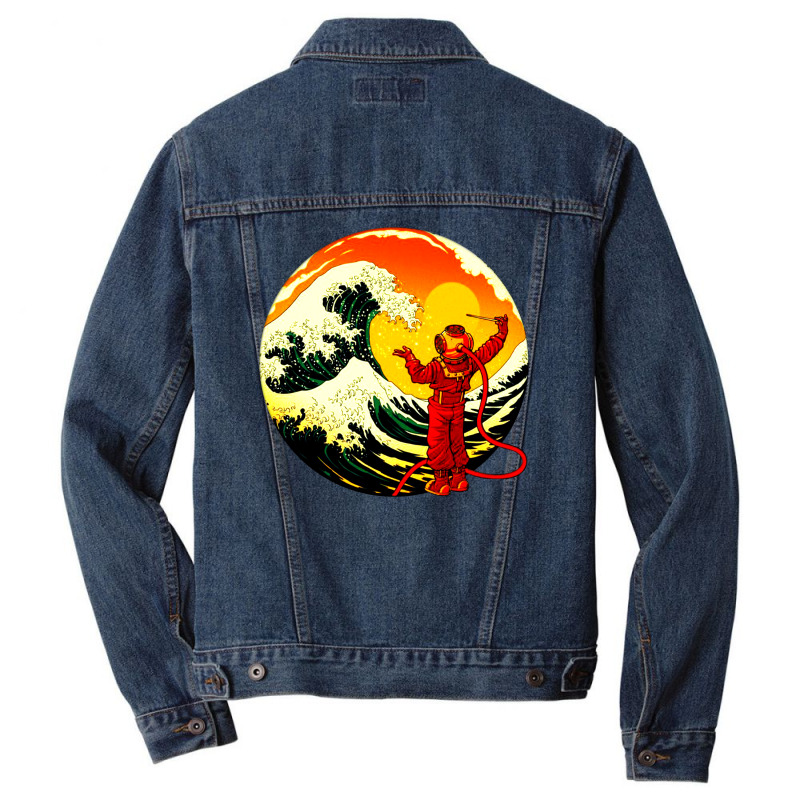 Maestro Of The Sea Men Denim Jacket by ovilia | Artistshot