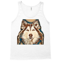 Siberian Husky Studio Shoot. Tank Top | Artistshot