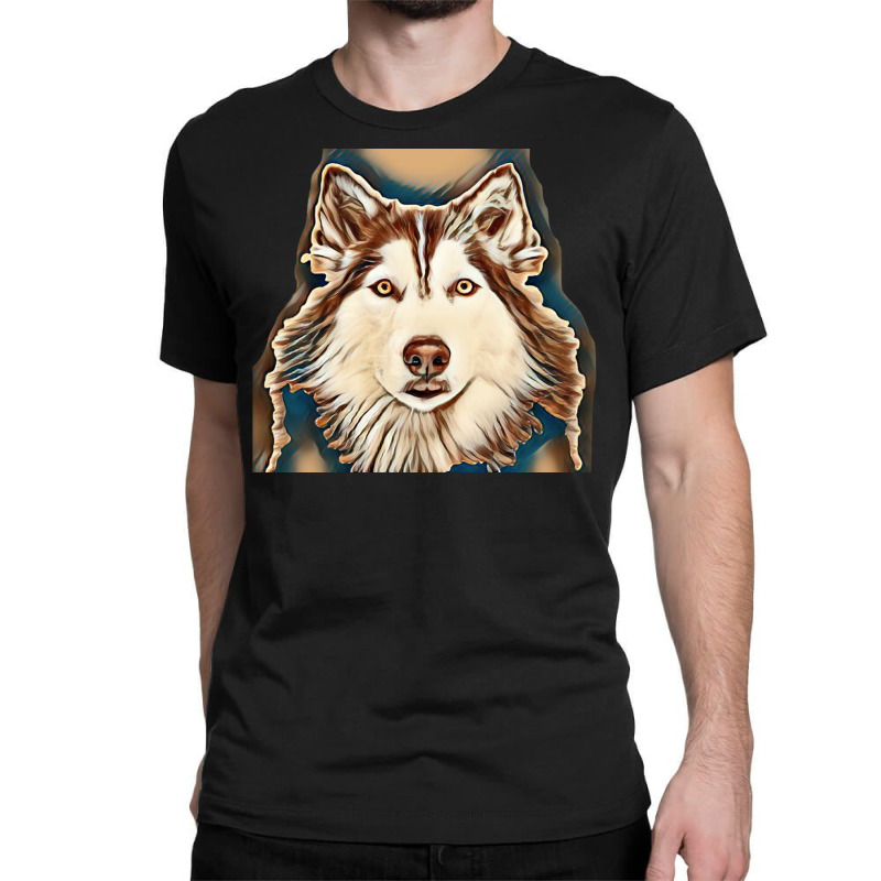 Siberian Husky Studio Shoot. Classic T-shirt by Kemnabi | Artistshot