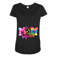 Tie Dye Football Mom Squad Senior Mom Shirt Maternity Scoop Neck T-shirt | Artistshot