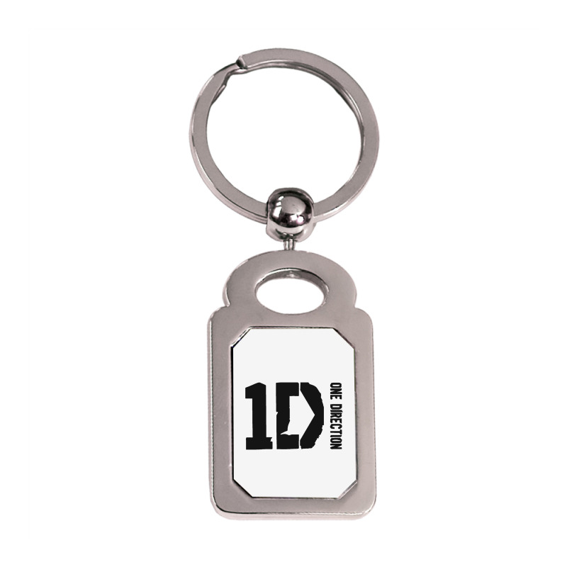 Best One Direction Music Silver Rectangle Keychain | Artistshot