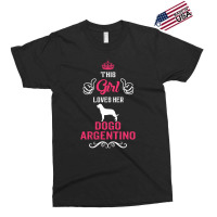 This Girl Loves Her Dogo Argentino. Cool Gift Exclusive T-shirt | Artistshot